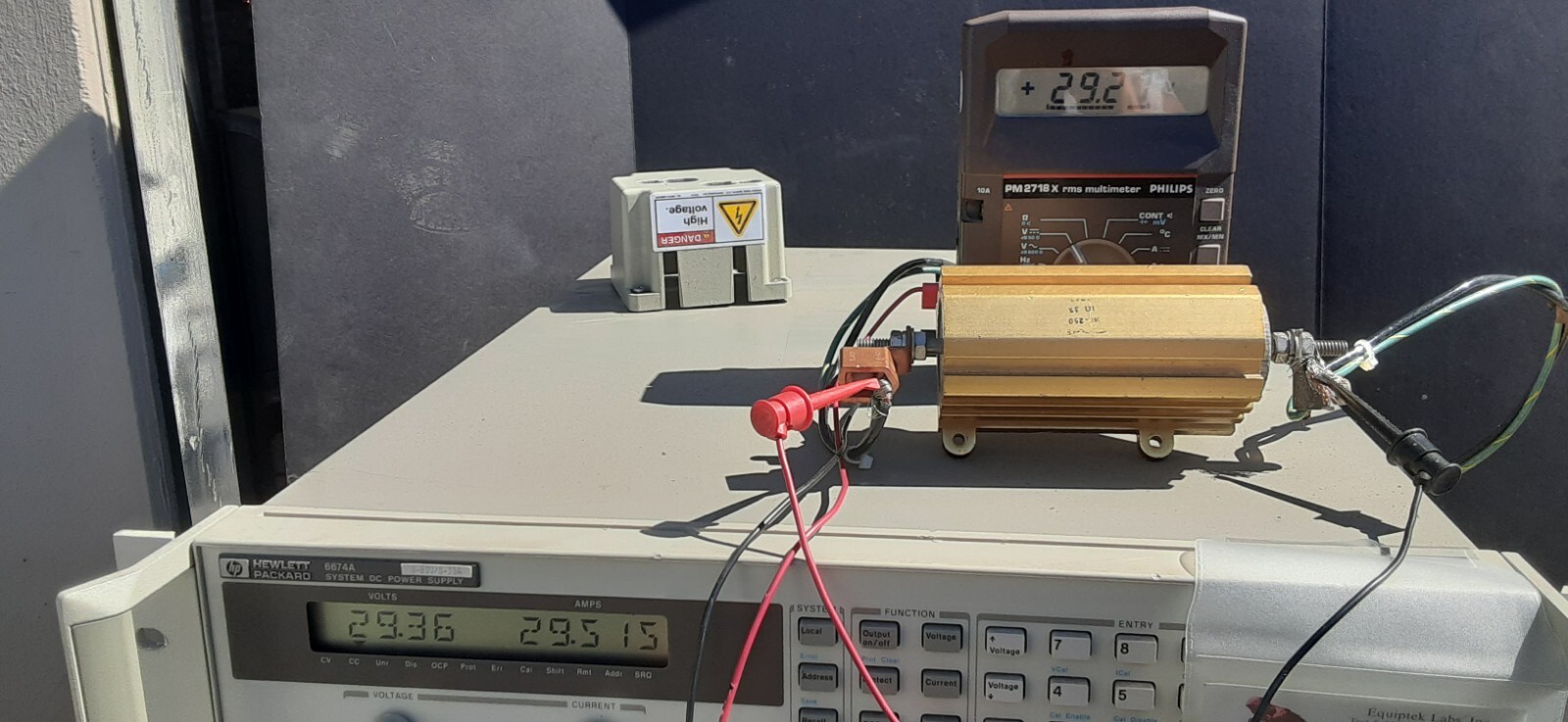 System Power Supply 0 to 80V 30A 2400W EXCELLENT! Programmable HP 6674A opt. J05