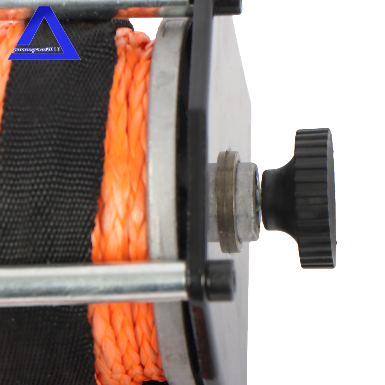 12V 2500LBS 1.3HP Electric Winch 50ft Synthetic Rope Wired & Wireless Remote