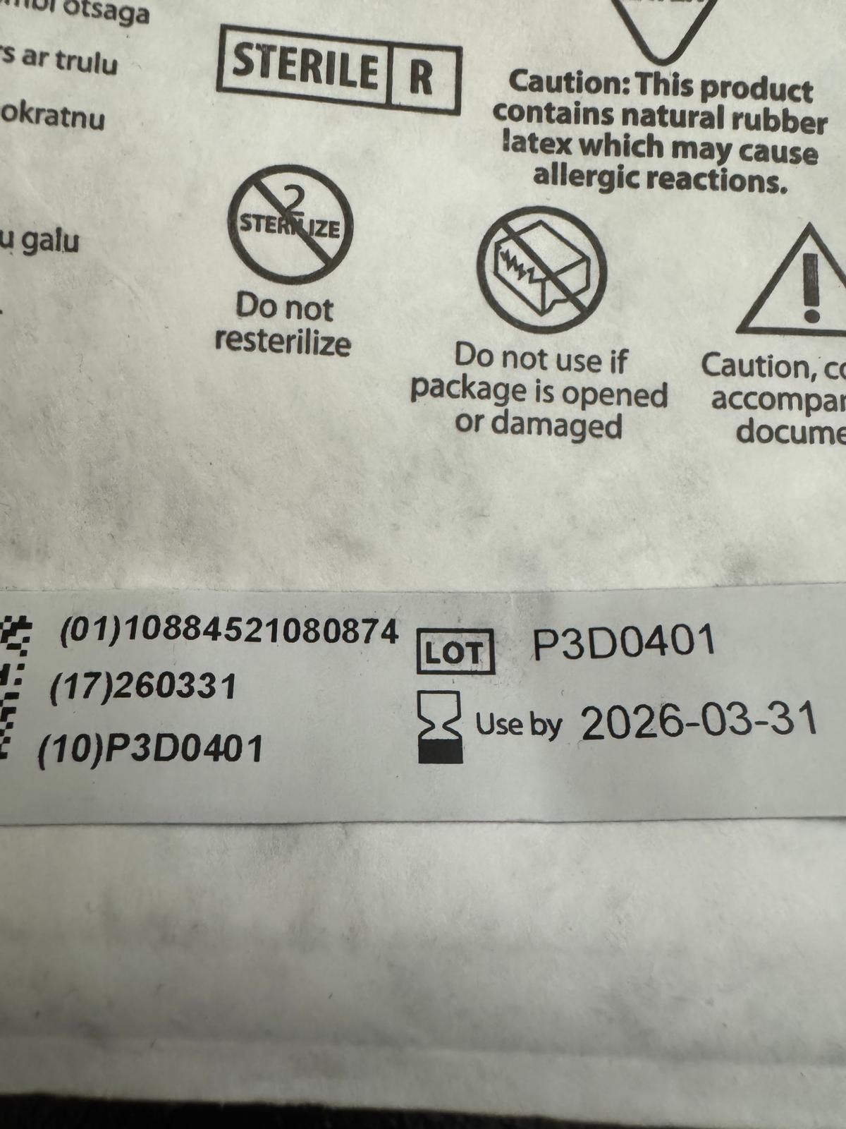 NEW – COVIDIEN REF. OMS-T10BT, EXP 2026-03