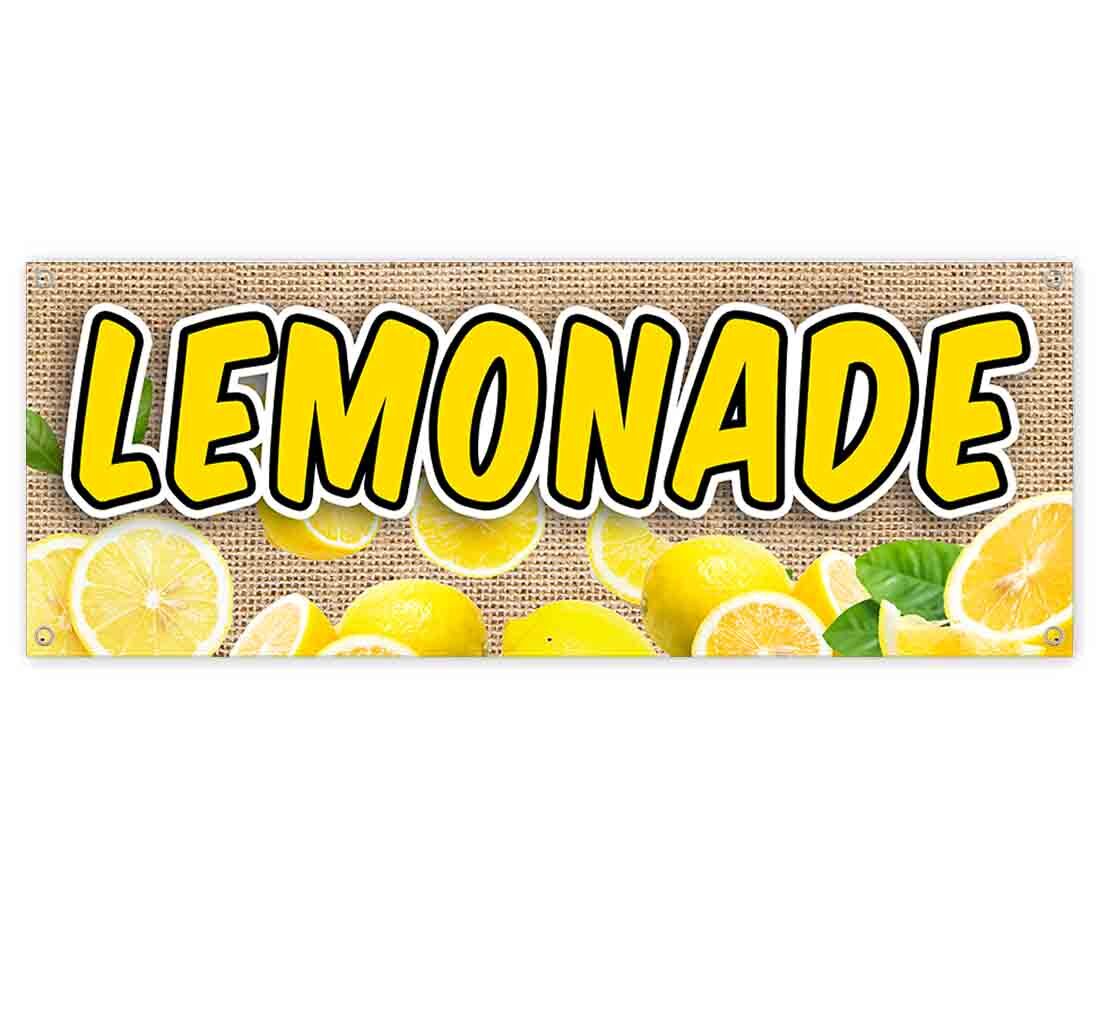 LEMONADE CLEARANCE BANNER Advertising Vinyl Flag Sign INV