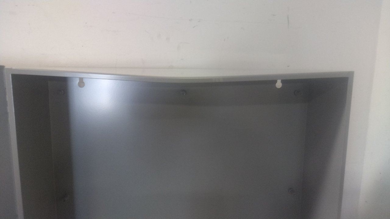 Hoffman A30N30BLP 30 In Height 30 In Width 8.62 In Depth Gray Steel Enclosure