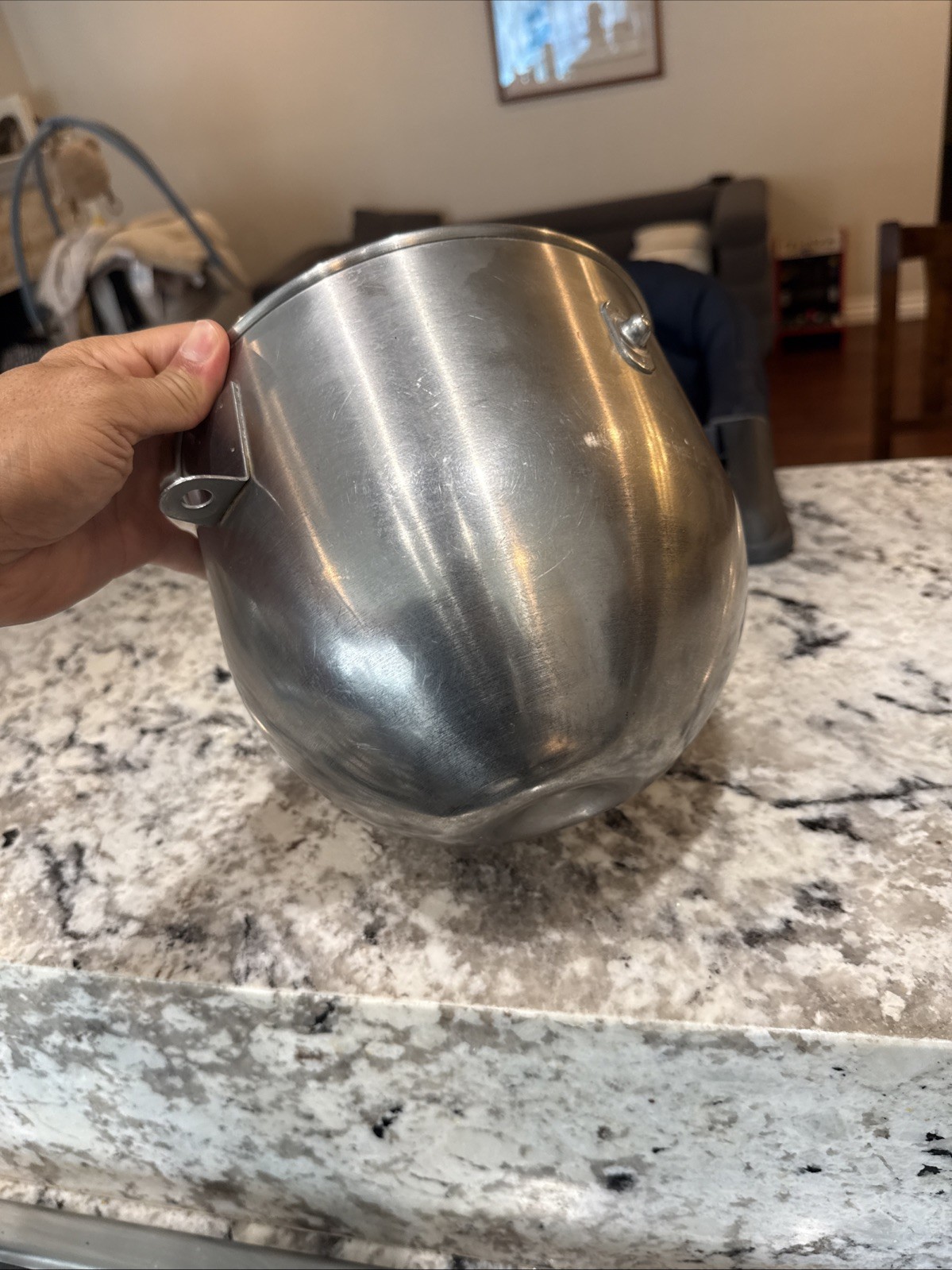 Hobart N50 5 Qt Mixer Bowl BOWL-Stainless Steel Commercial OEM Style CLEAN. Z7