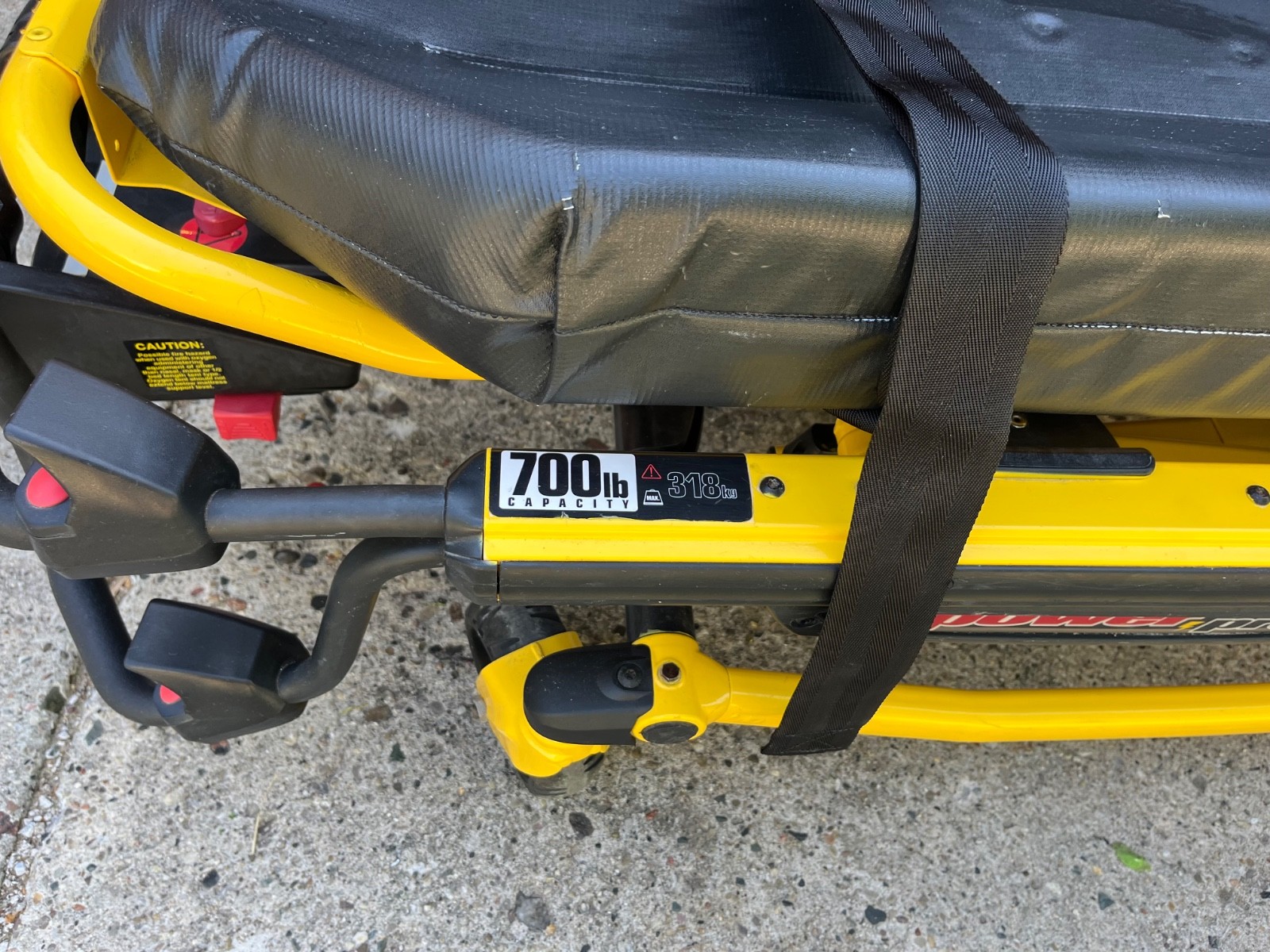 Styker PowerPro XT 6500 Stretcher, Mounting Hardware and Iron Duck Backboard