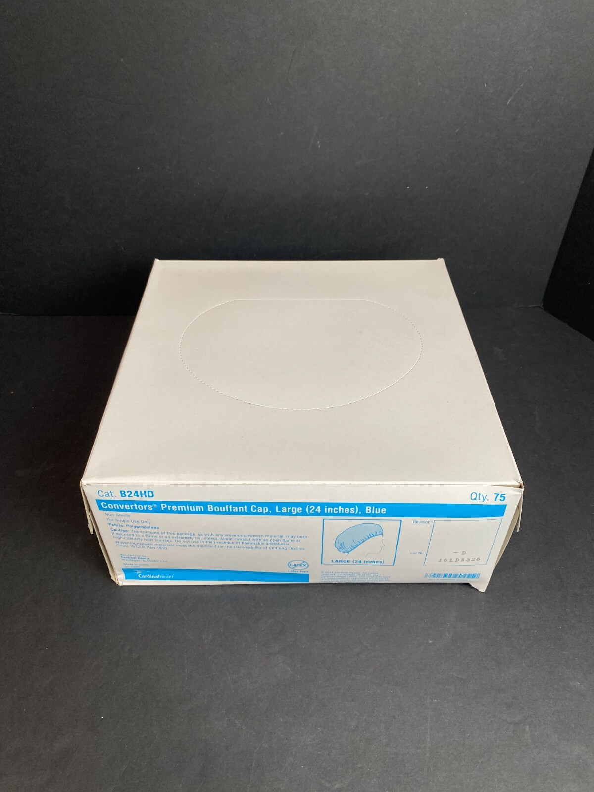 Cardinal Health Bouffant Cap Large 24 in. Total of 750 Caps
