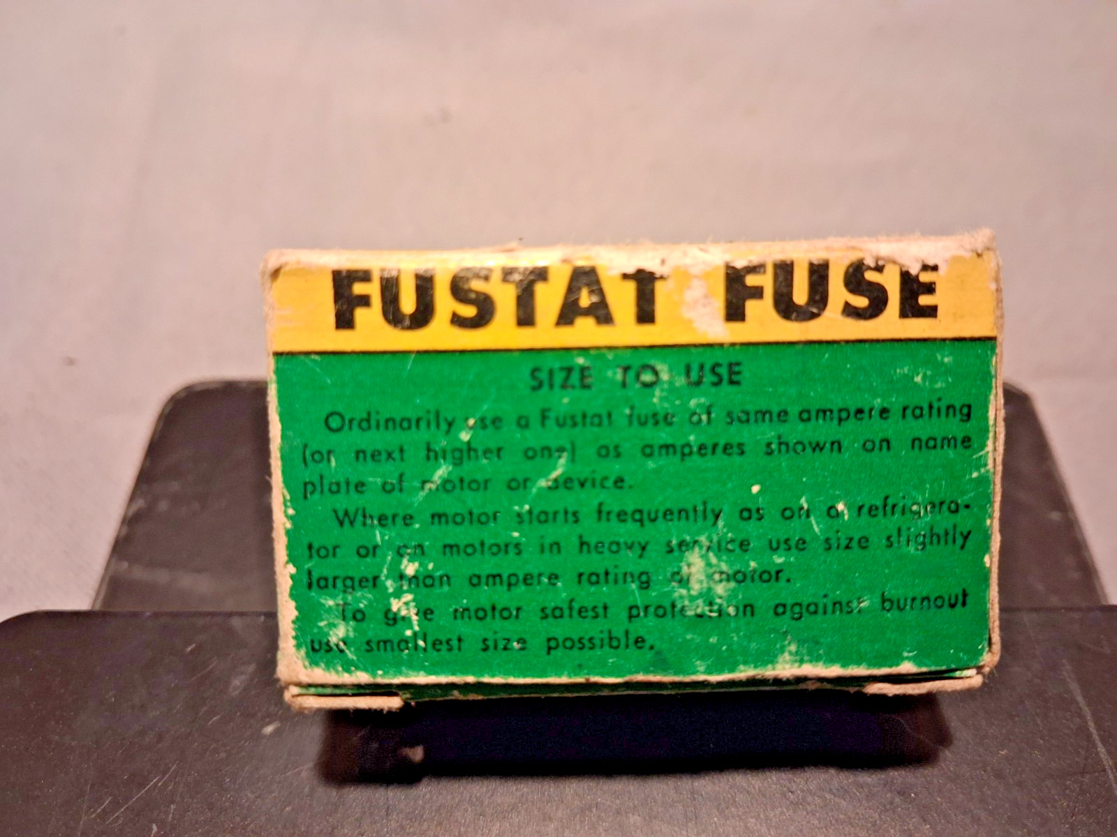 BUSS Fustat S6-1/4 – Vintage NOS 1 box of 4