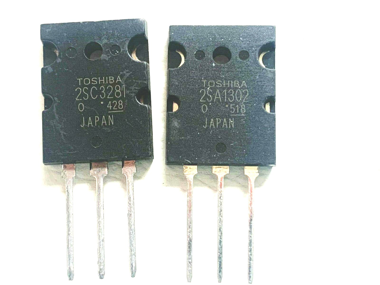 1 Pair | 2SC3281 + 2SA1302 NPN + PNP Audio Power Amplifier New Orignal TOSHIBA