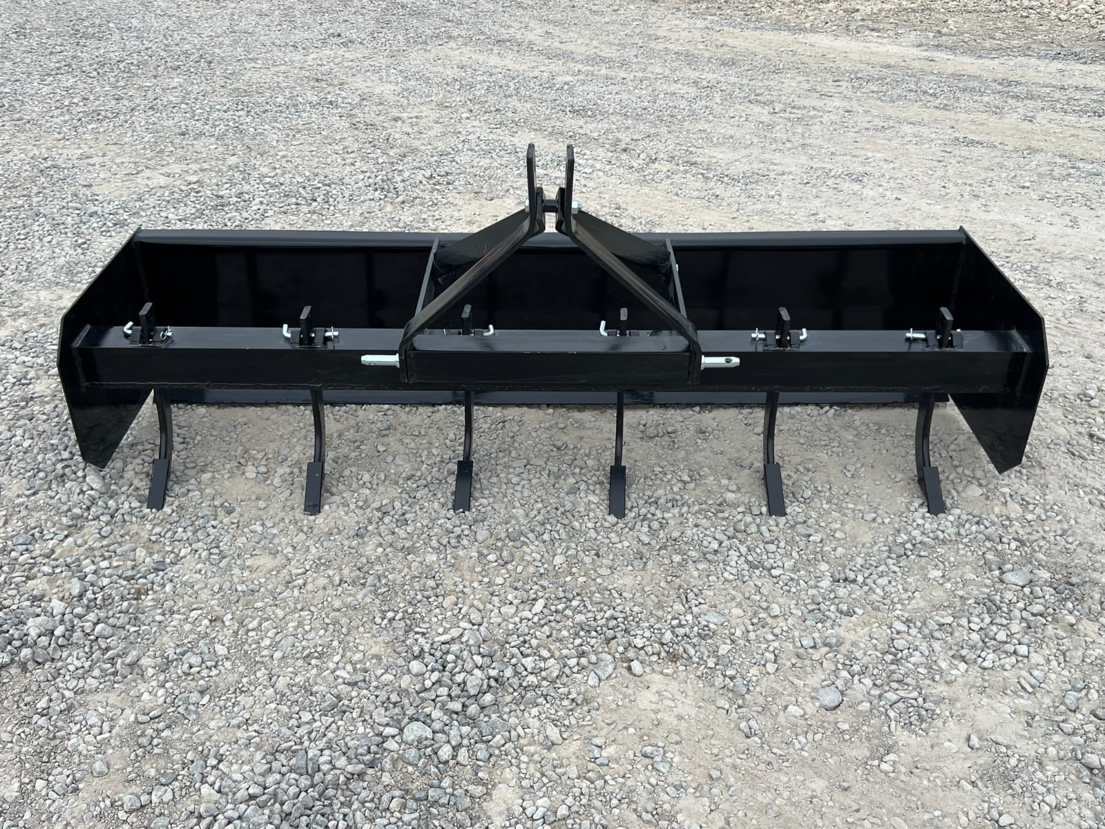 PROWORKS 84″ Box Blade 3 Point Hitch Tractor Scraper Grader 7 FT USA 6 Ripper