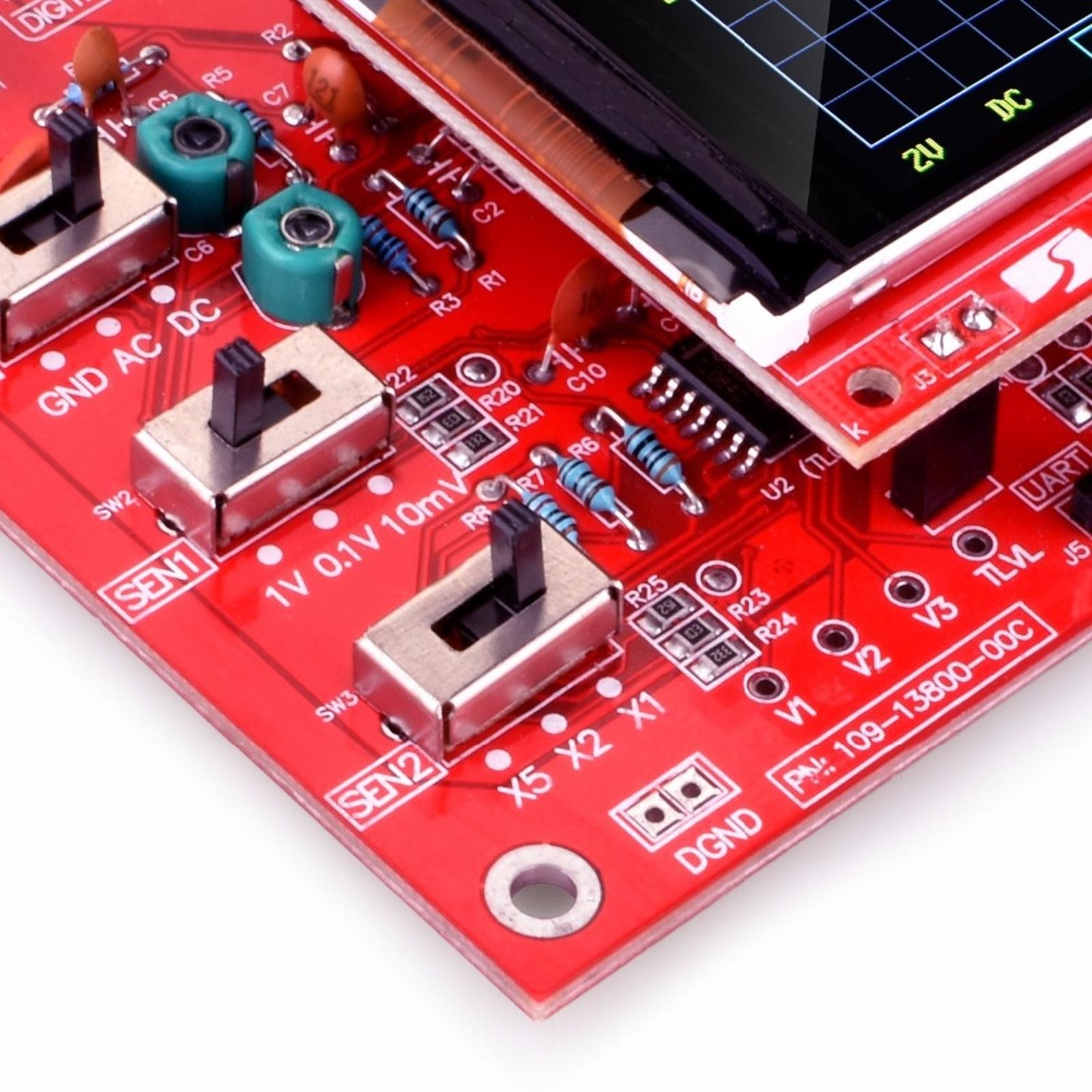 2.4in TFT Digital Assembled DSO138 Oscilloscope Kit DIY Module Education Board