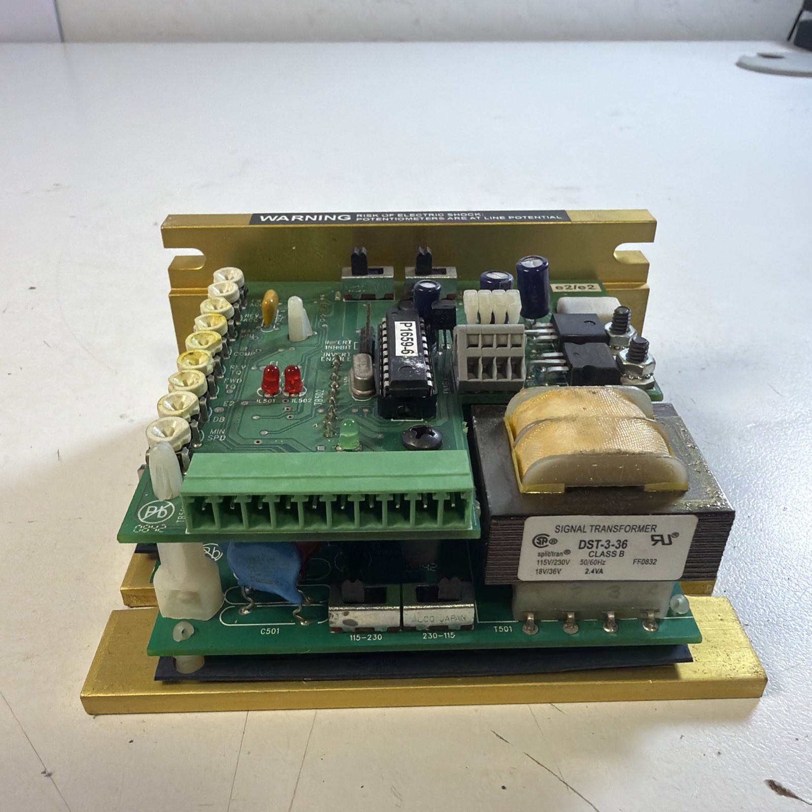 MINARIK PERMANENT MAGNET MOTOR 115V/230V 50/60HZ 1PH 7.5A RG60U