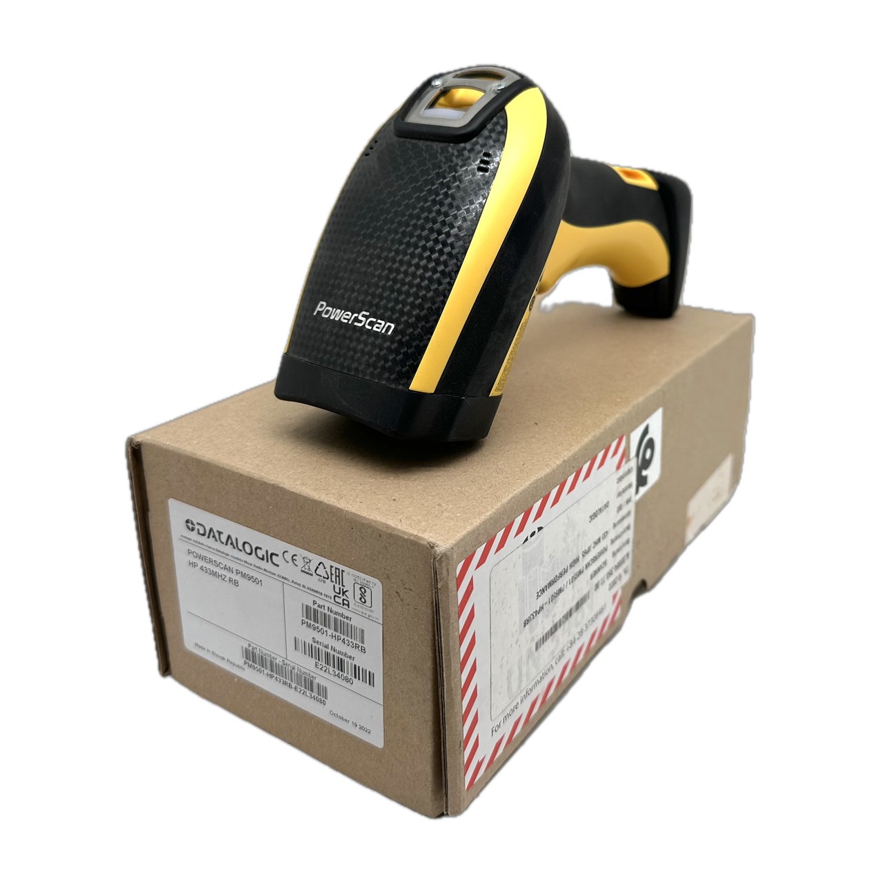 PQ5311 Barcode Scanner Datalogic Powerscan PM9501 HP433RB Original Packaging