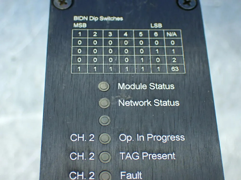 BALOGH RFID INTERFACE / DEVICENET INTERFACE BIDN AA