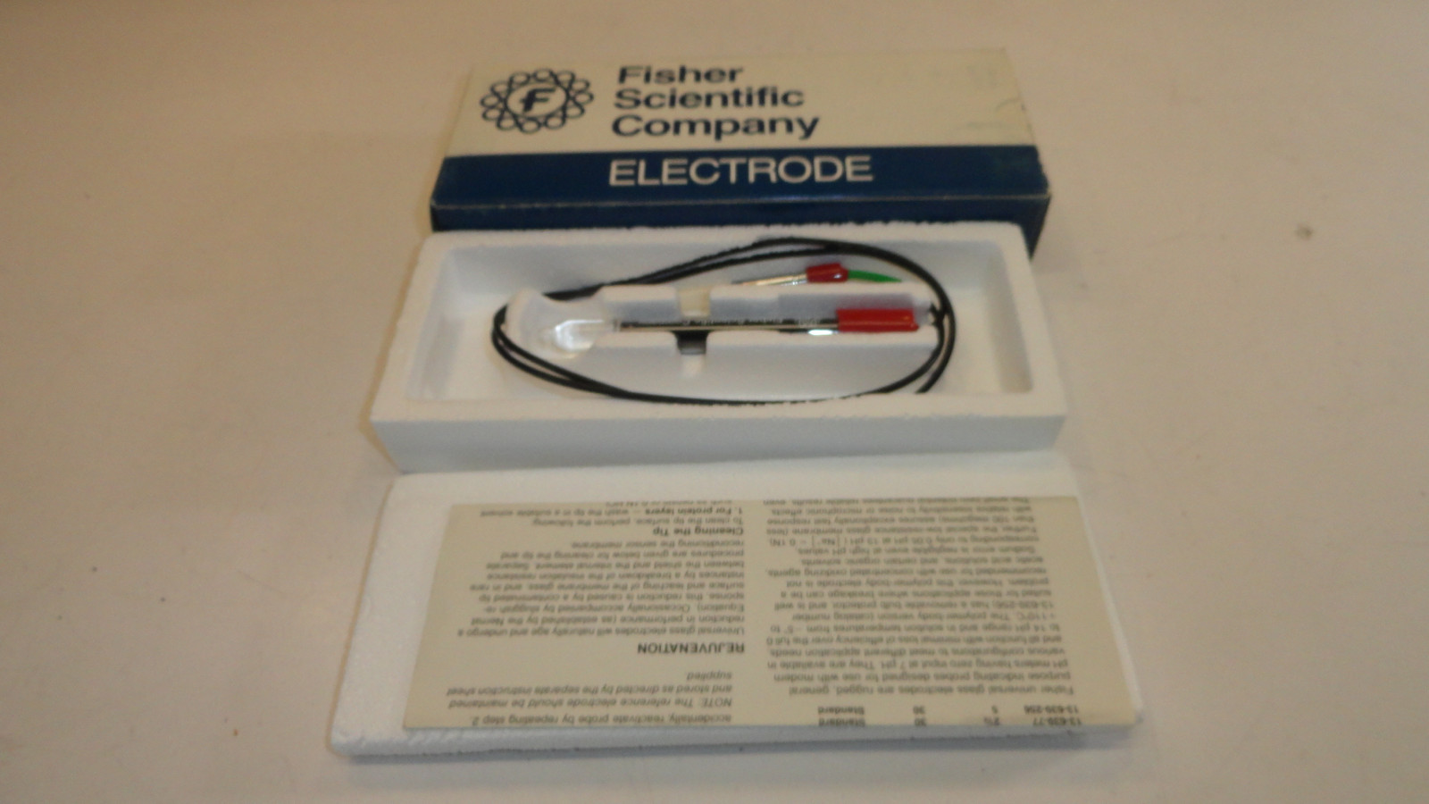 FISHER SCIENTIFIC 13-639-3 pH ELECTRODE Glass, Universal