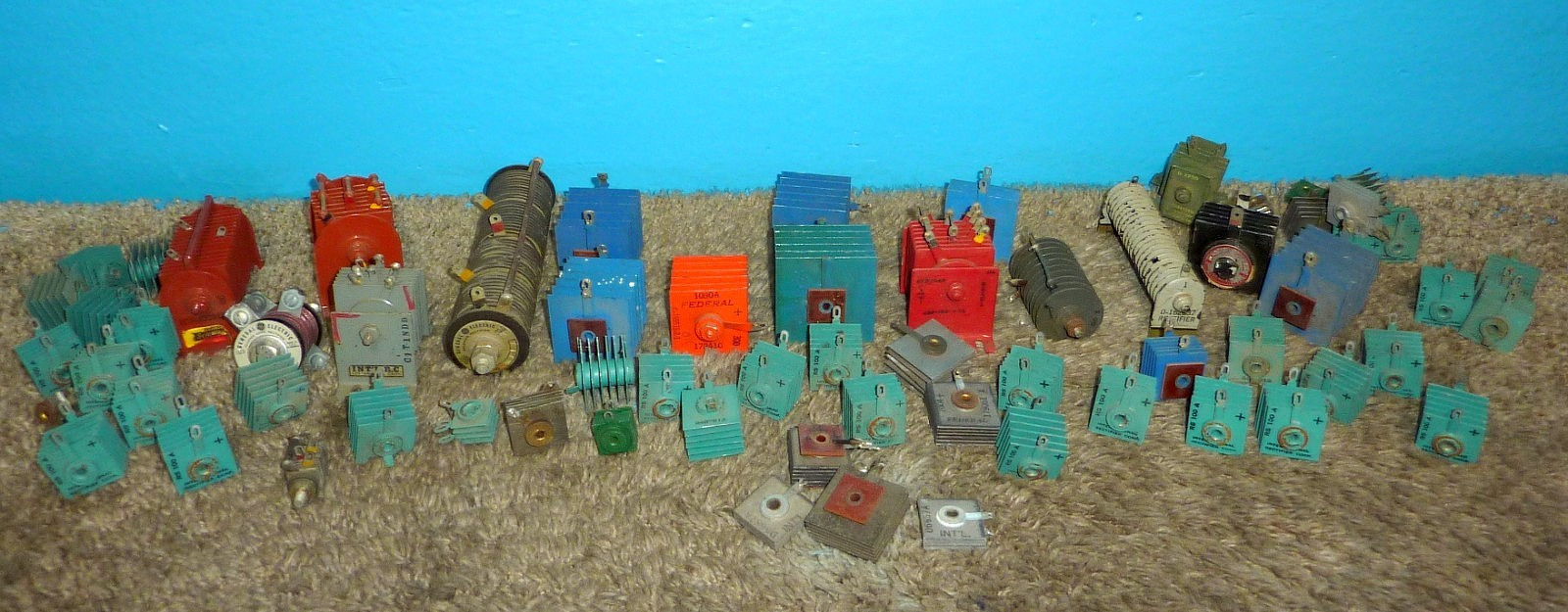 Lot Mixed Selenium Rectifiers Pyramid Federal etc. #1