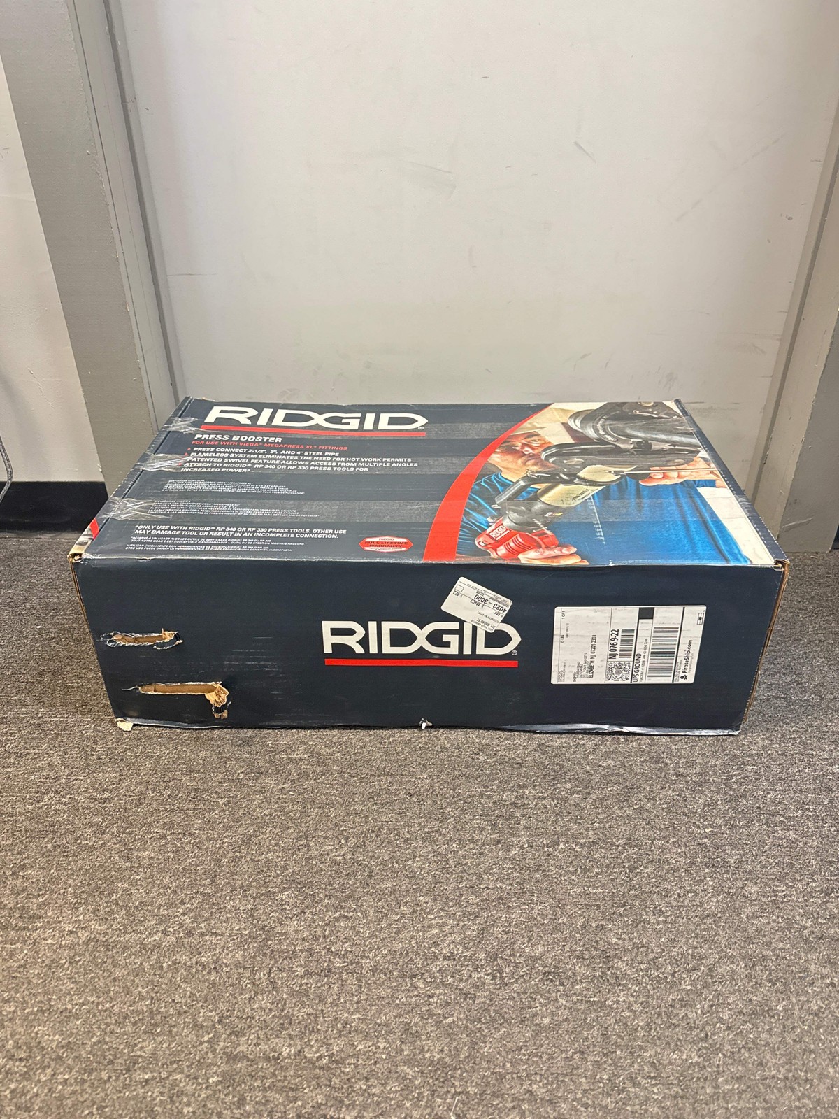 Ridgid 60638 2-1/2″ to 4″ Megapress XL Jaw Kit with Press Booster and Carrying C