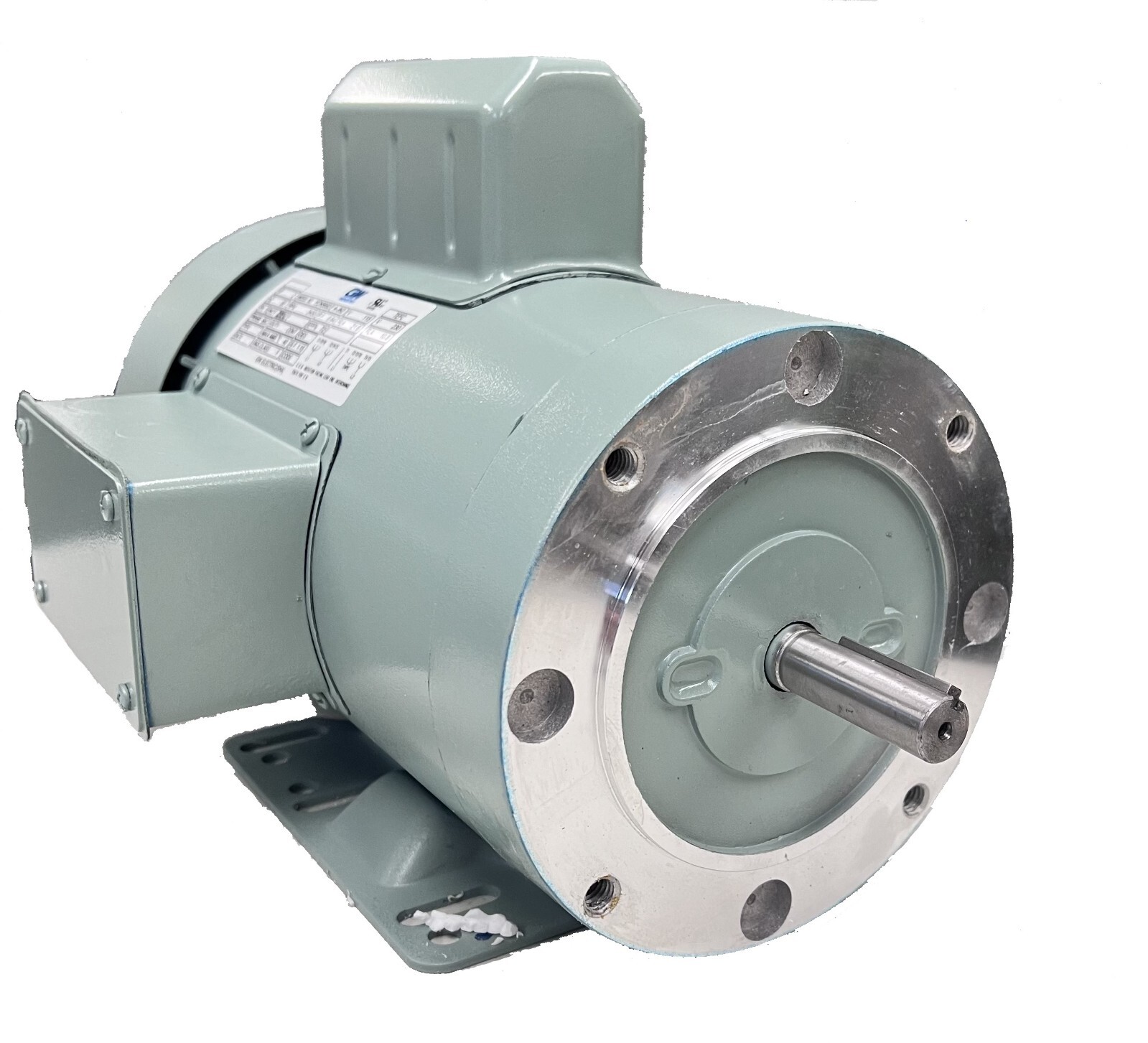 General Purpose 2 HP 1 Phase Motor 3450 RPM 56C Frame TEFC 115/230V