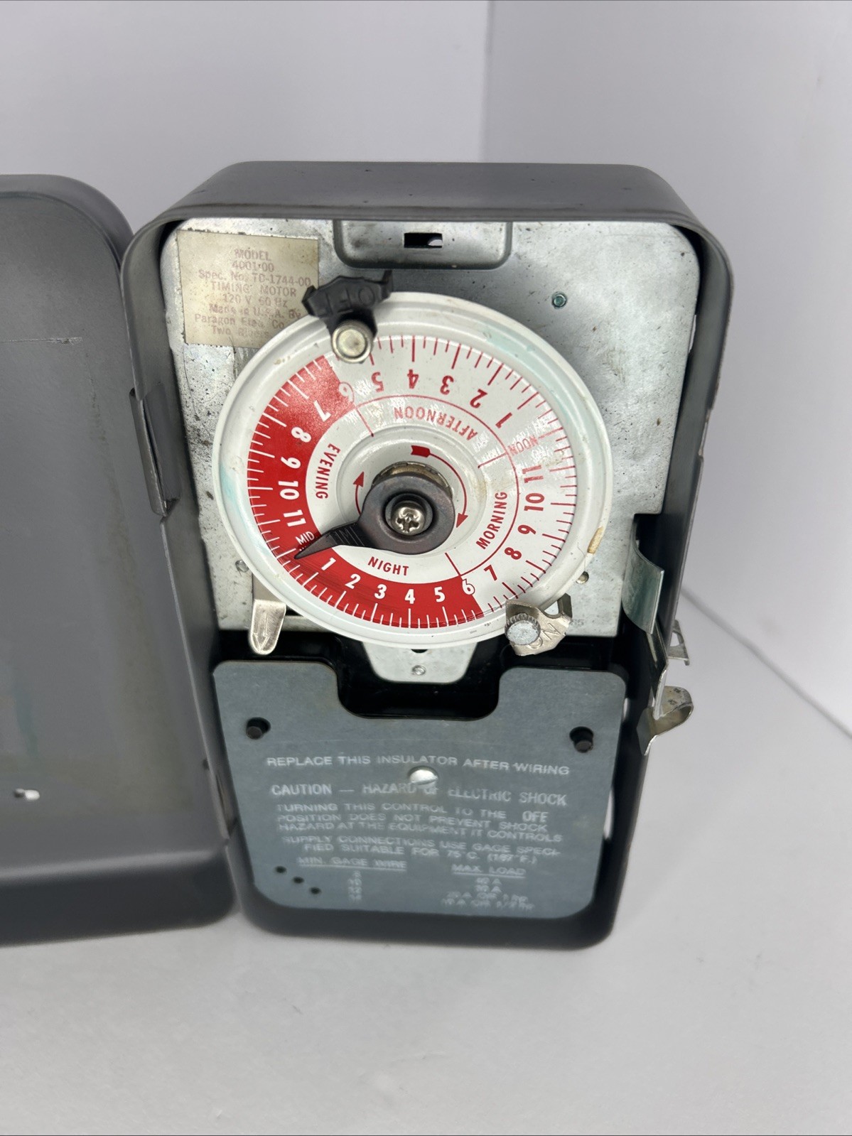 Paragon Time Control Model 4001-0 Brand New Never Installed All Tubs Intact