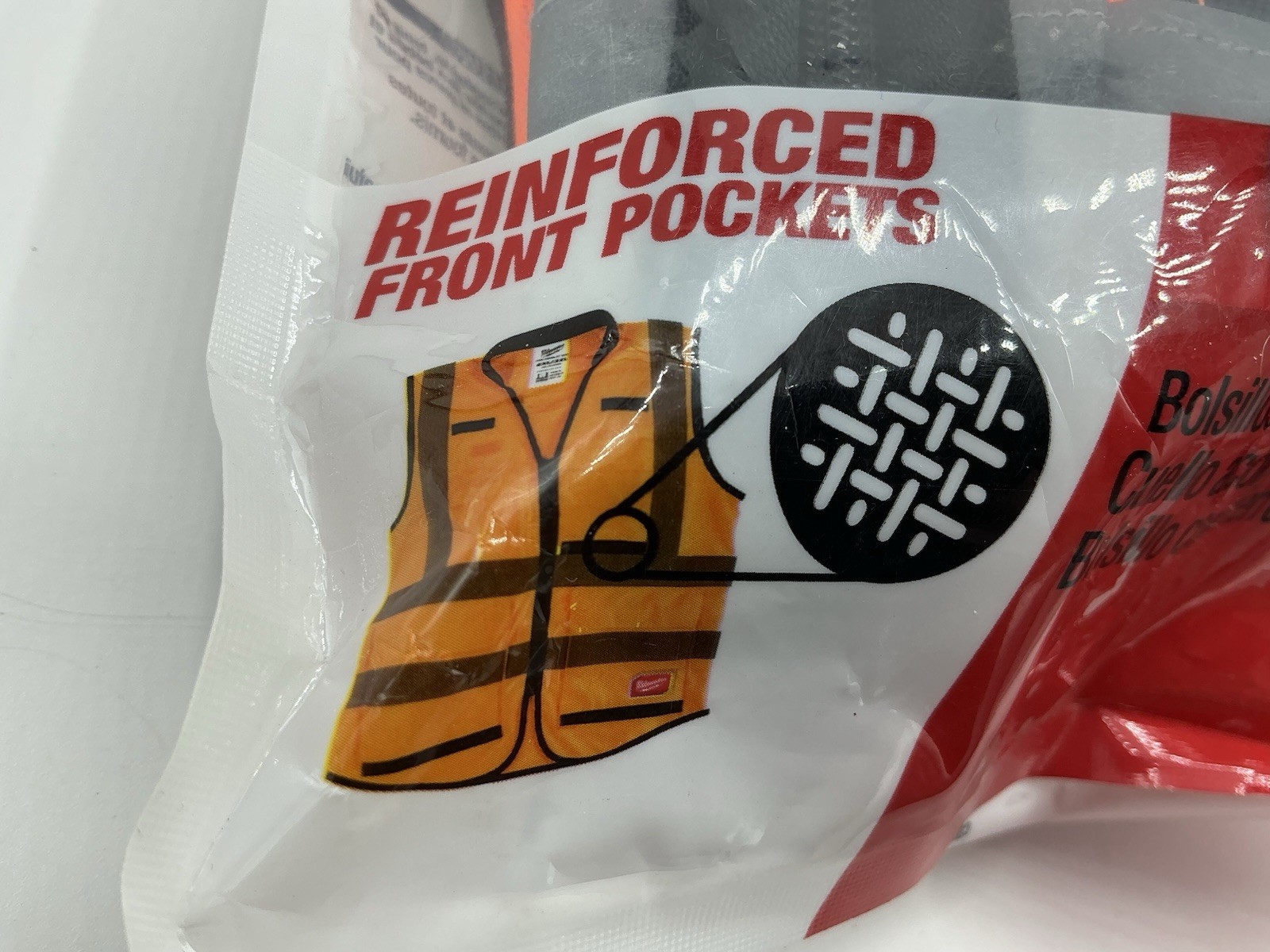 Milwaukee 15 Pocket Hi Visibility Orange Safety Vest 48-73-5053 XXL/XXXL Class 2