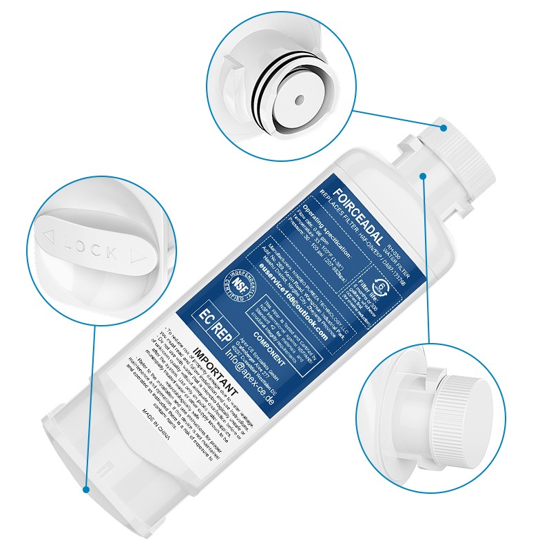 For Samsung DA97-17376B HAF-QIN/EXP Refrigerator Water Filter White 1-10x NEW