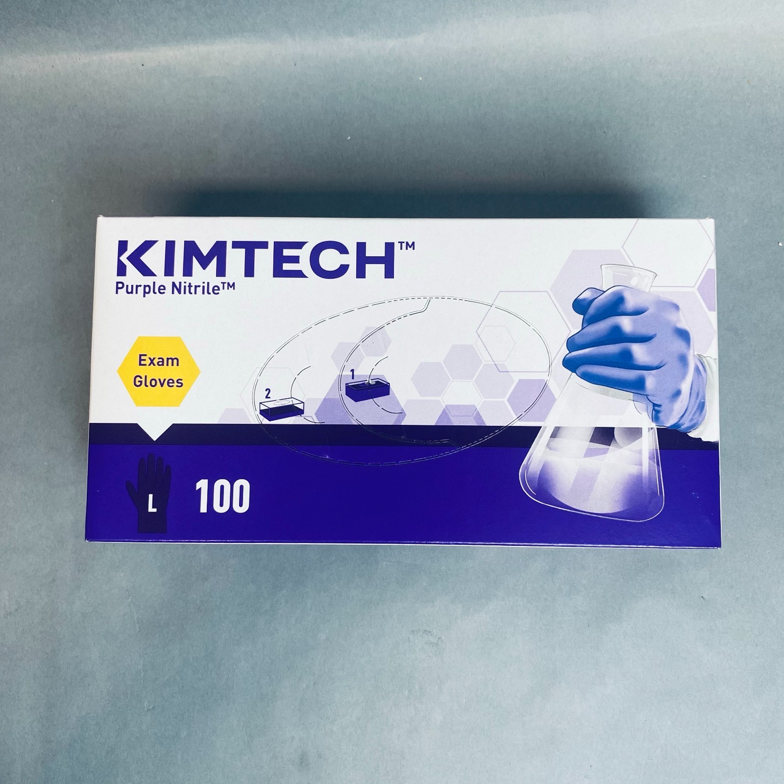 Kimberly-Clark Nitrile Exam Gloves Large Powder Free 10 Boxes of 100 Gloves Each