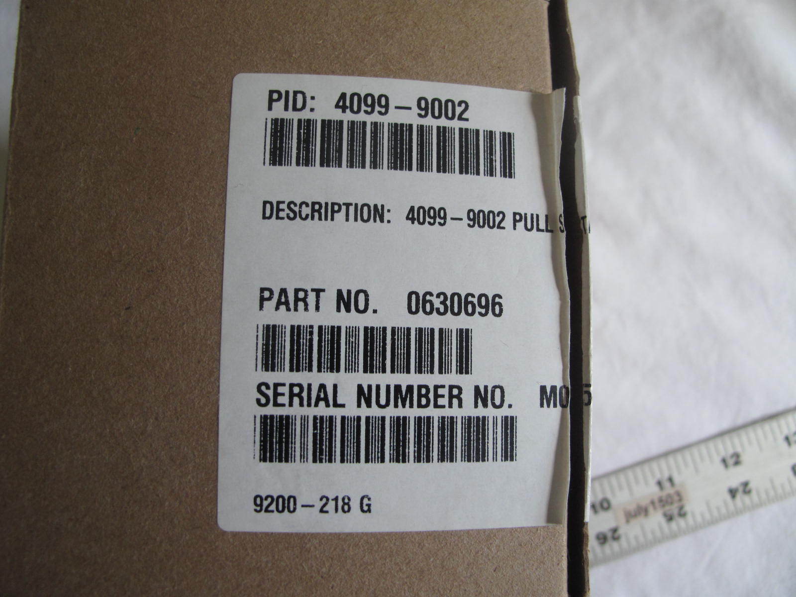 (1) NEW Simplex 4099-9002 Addressable Fire Alarm Pull Station Assembly