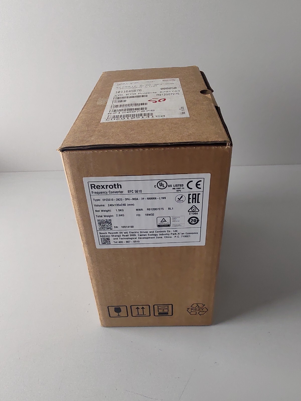 Rexroth EFC5610-2K20-3K20-3P4-MDA-7P-NNNNN-L1NN Frequency Converter R912007275