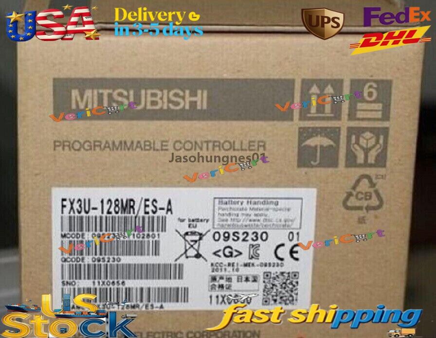 1PCS Mitsubishi PLC MODULE FX3U-128MR/ES-A NEW IN BOX/*