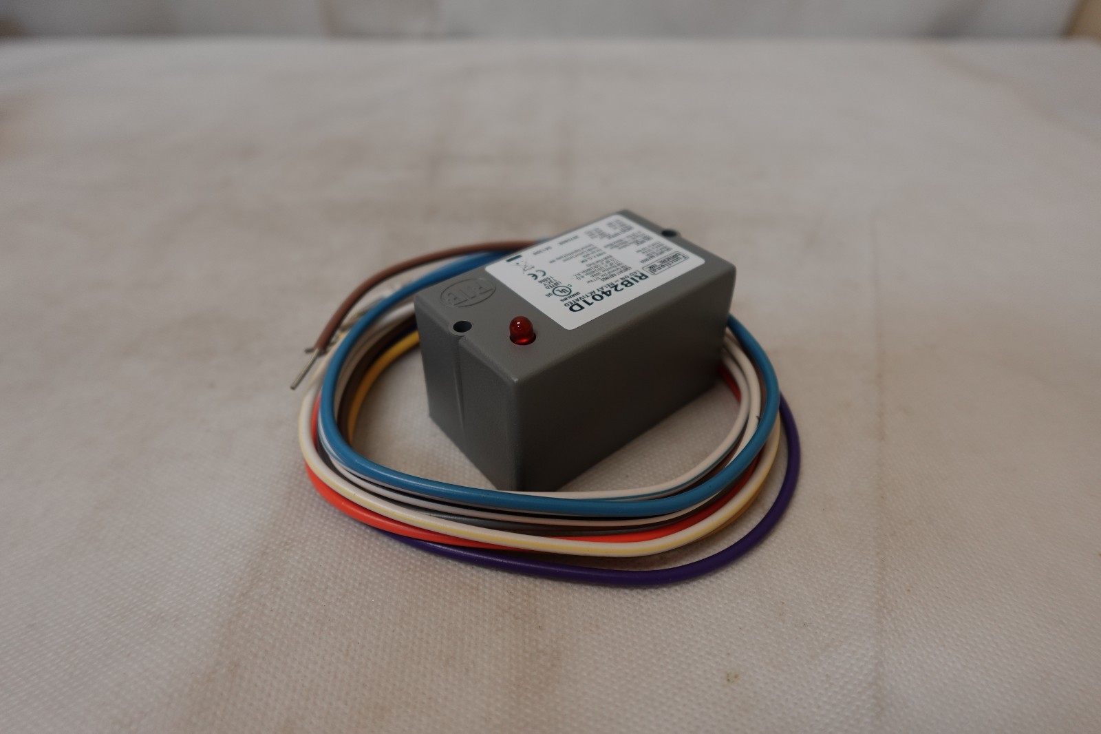 RIB Functional Devices RIB2401D Enclosed Pilot Relay 10A DPDT 24V 120V Coil