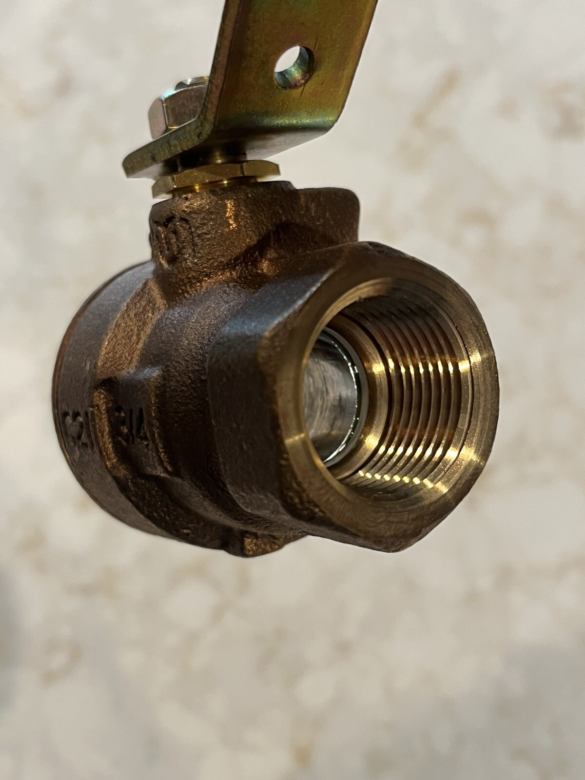 3/4″ NPT Lead-Free Bronze Full-Port Ball Valve, 600 WOG, 150 WSP, MADE IN USA