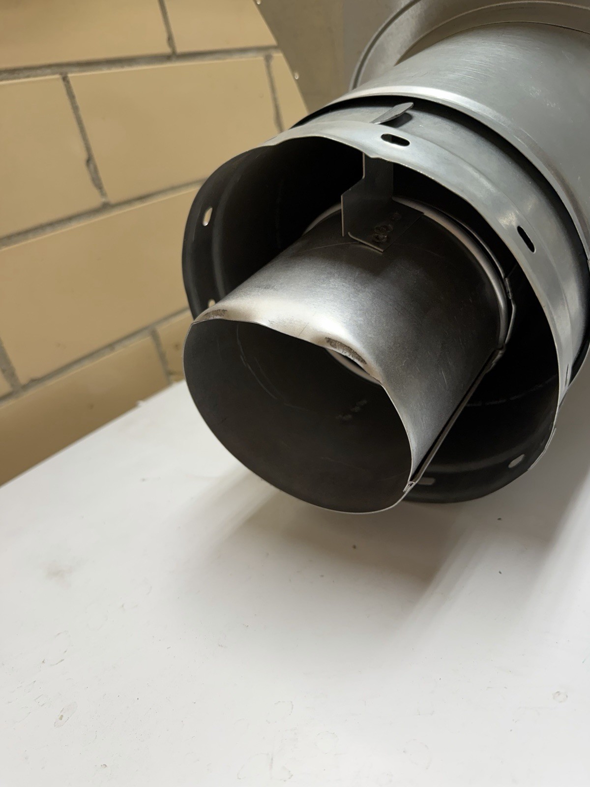 NEW (Slightly Bent As Shown) Roof Jack 91-102” Floor Flange PN: 4000.7121