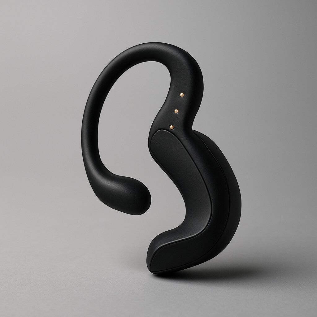 AI Smart Voice Recorder Wearable Open-Ear Hook