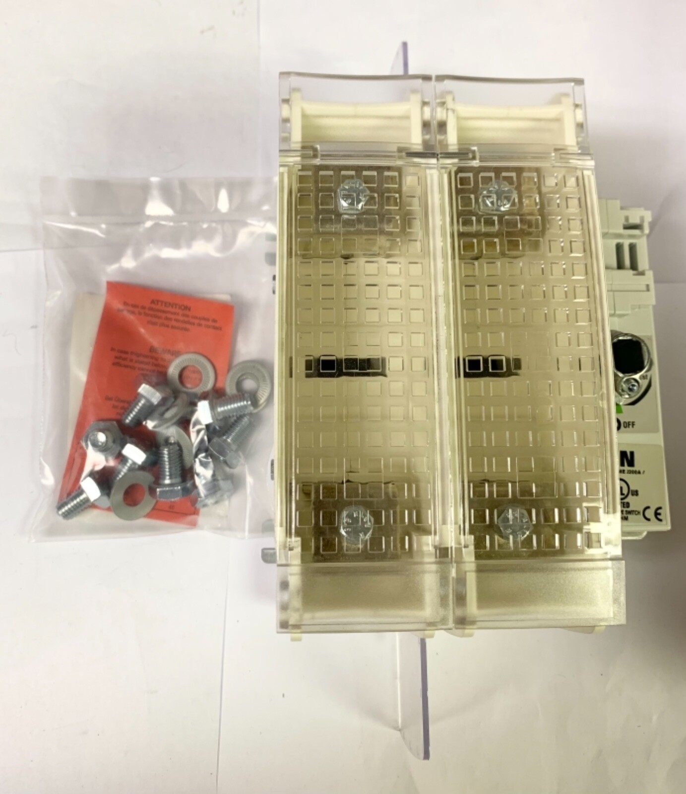 EATON R9L2200FJ 2 Pole 200 AMP L Frame Fusible Rotary Disconnect 200A J 600 VAC