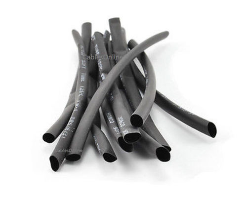 10-PACK of 6inch long 1/4″ Heat Shrink Cable Tube/Tubing, CablesOnline CT-H410