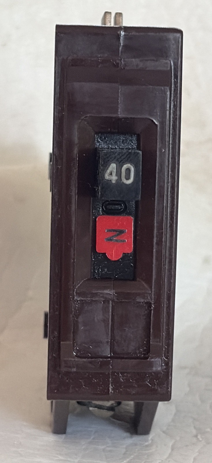 Wadsworth A40N A140 40 Amp 1 Pole 1P Type A Metal Foot Breaker A140N NEW!