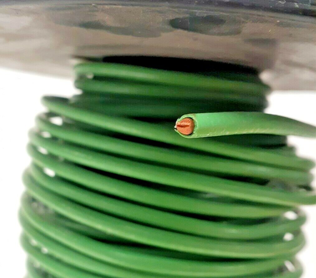 ENCORE WIRE YM678813/E123774 GREEN COPPER WIRE, APPROX 140FT. 5.6LB SPOOL