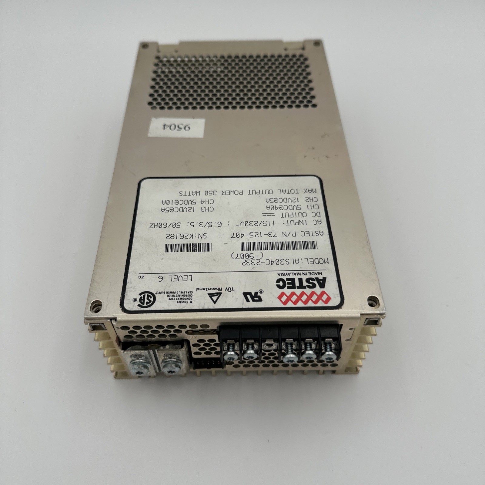 Astec Power Supply ALS304C-2332 73-125-407. 350 Watts