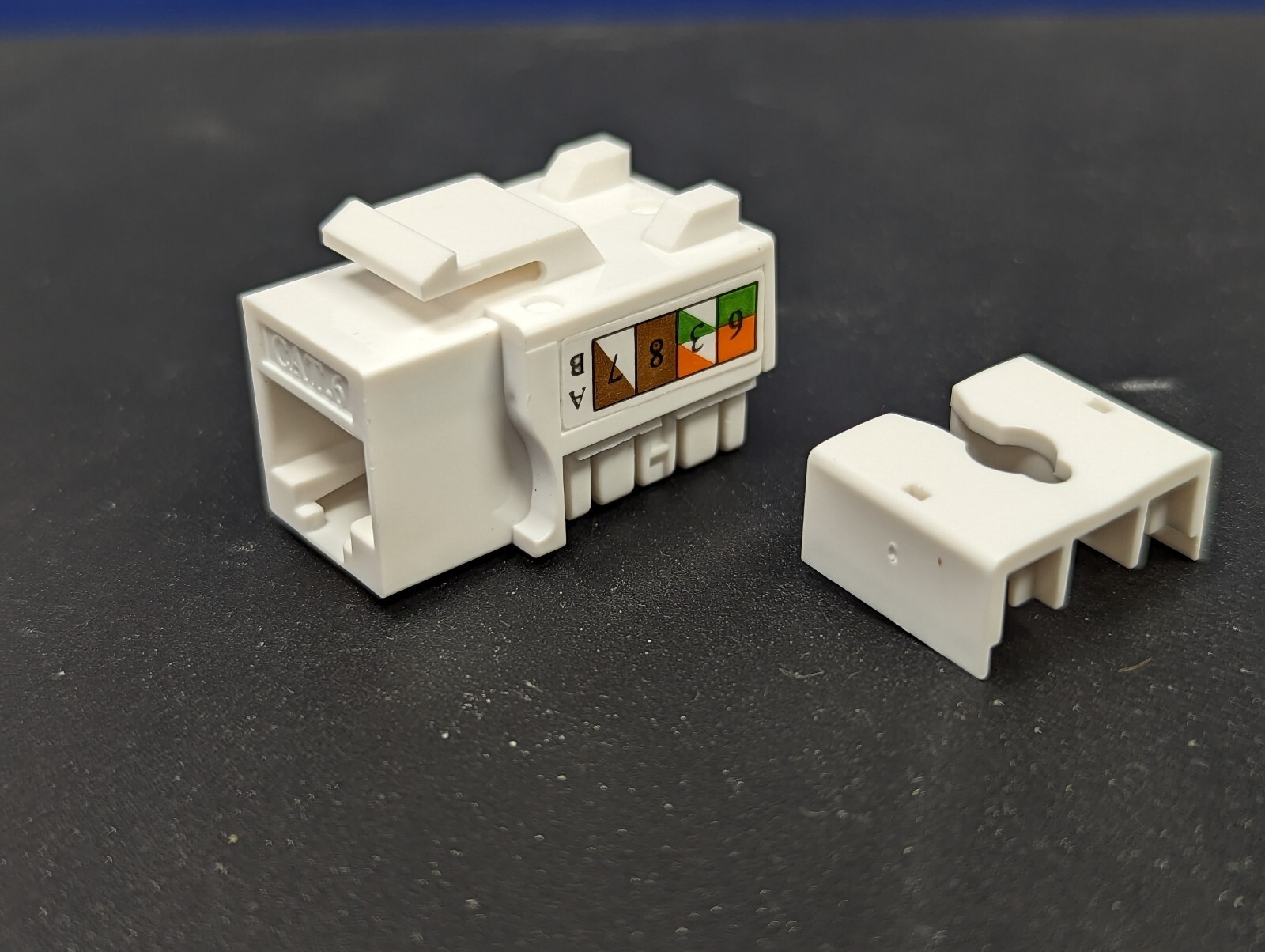 Bulk CAT6 Punchdown RJ45 Keystone Jack Network Adapter 100pcs 200pcs 500pcs