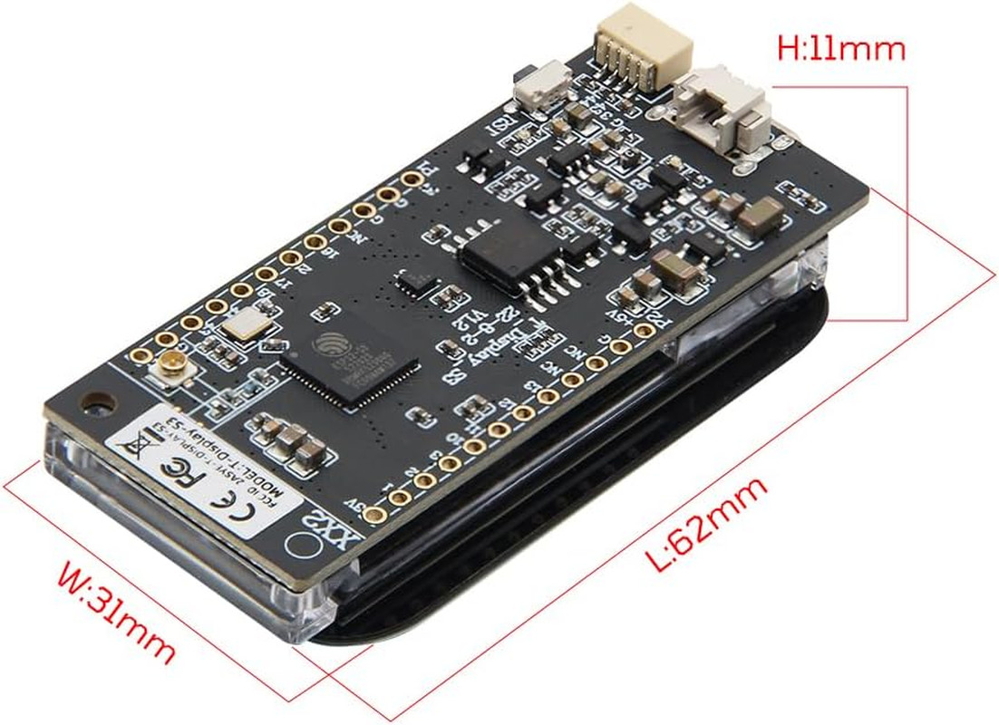 LILYGO T-Display-S3 ESP32-S3 1.9 Inch ST7789 LCD Display TTGO Development Board