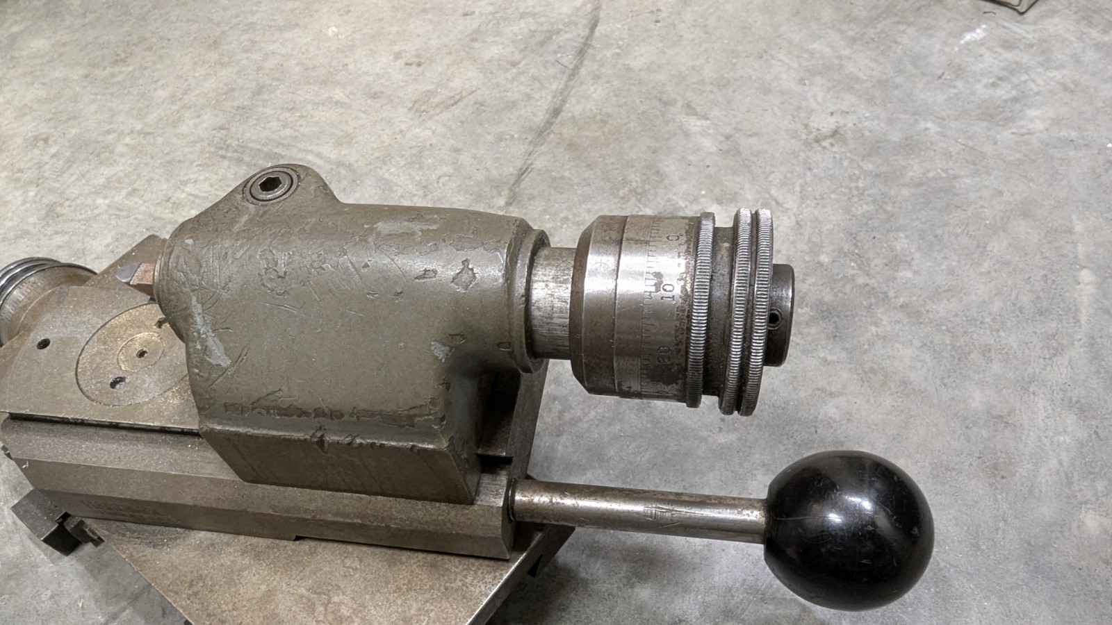 Hardinge radius turning attachment for DV-59 DSM-59 lathes 3.5″ dovetail bed D14