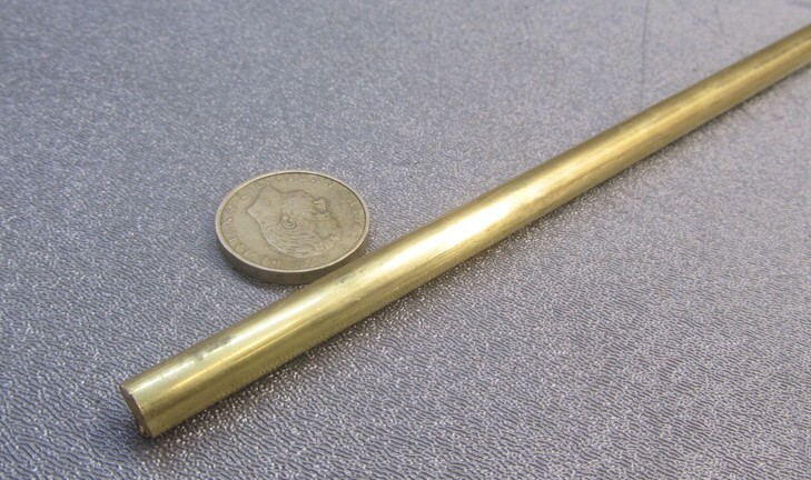 360 Brass Rod 5/16″ (.312″) Diameter x 24.0″ Length, 2 Pcs, 4 Ft
