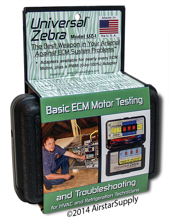 Zebra Instruments UZPLUS Universal Zebra ECM Motor Tester & Adapters