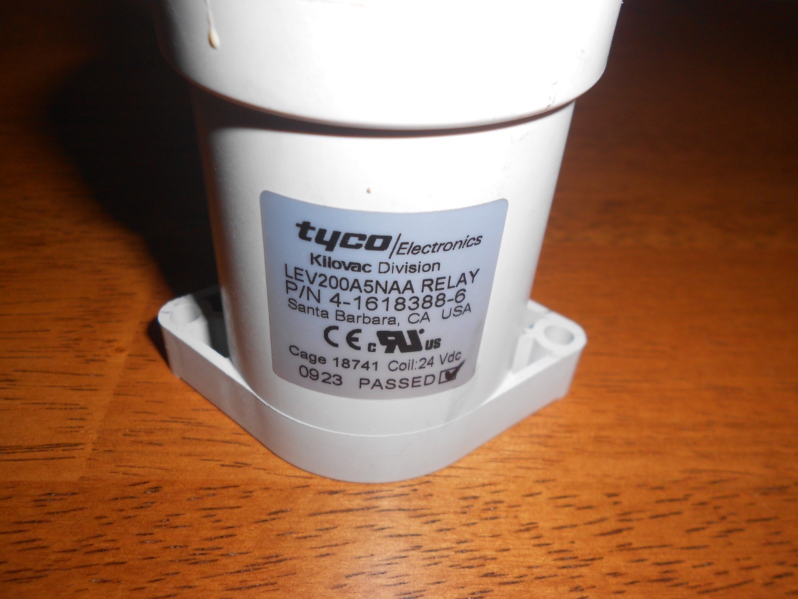 Tyco, LEV200A5NAA Relay, P/N 4-1618388-6