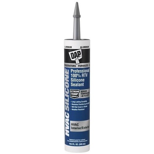 DAP® HVAC Professional 100% RTV Silicone Sealant, 10.3 Fl Oz Aluminum – 1EA