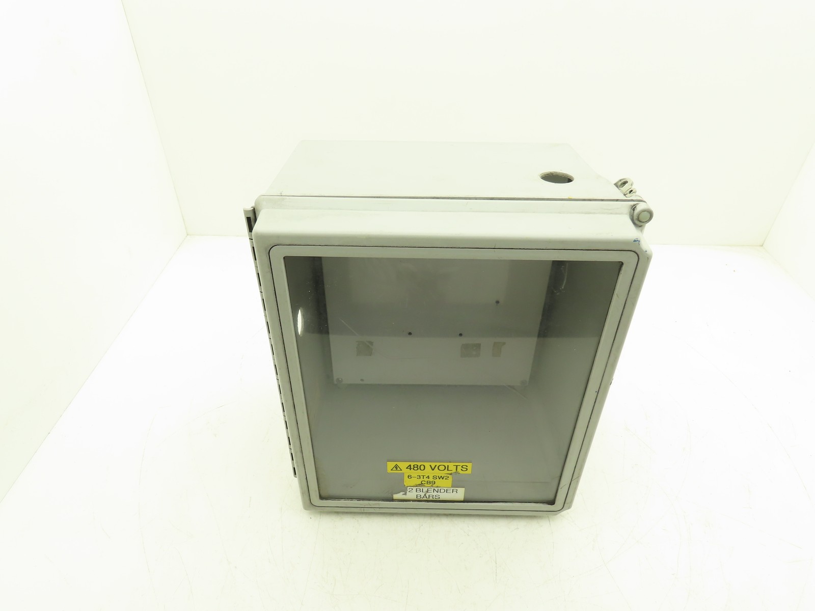Hoffman A14128CHQRFGW Electrical Enclosure Junction Box 14x12x6″ Disconnect