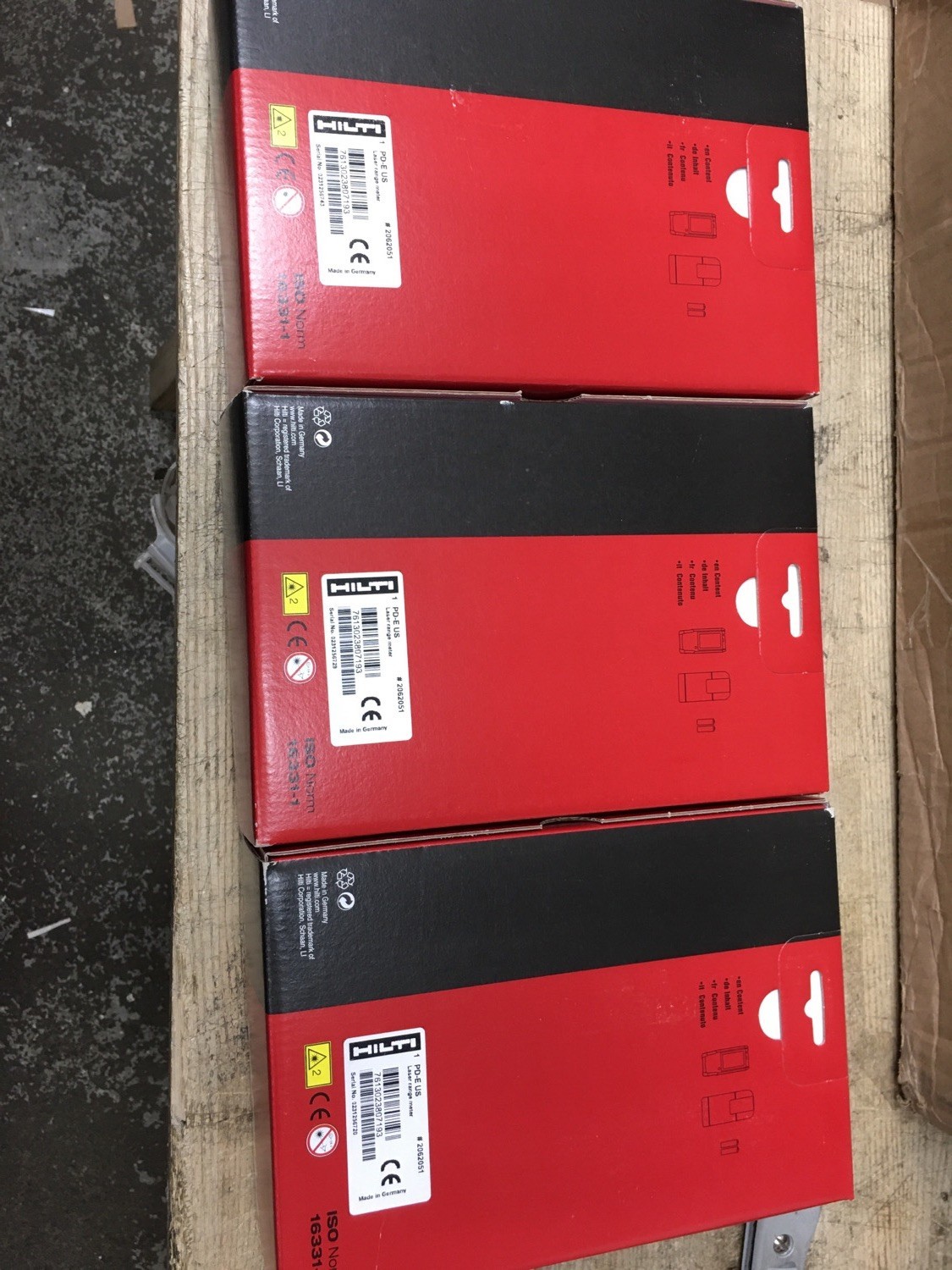 Hilti 2062051 PD-E Laser (1 mW, 635 nm, Class 2, Class II )