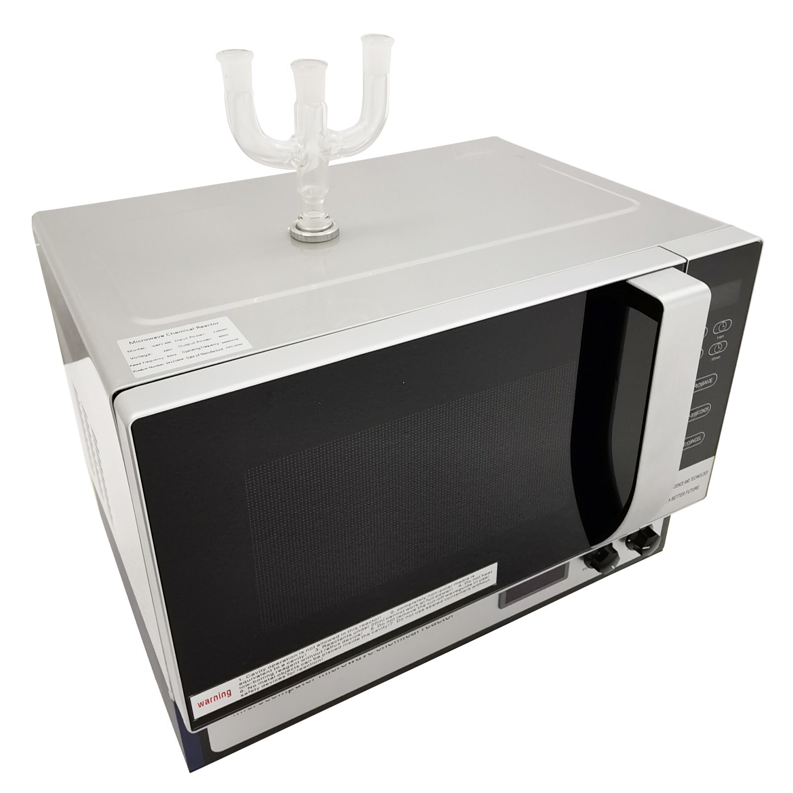220V WBFY-205 Lab Microwave Chemical Reactor Continuous Wave Chemical Reactor