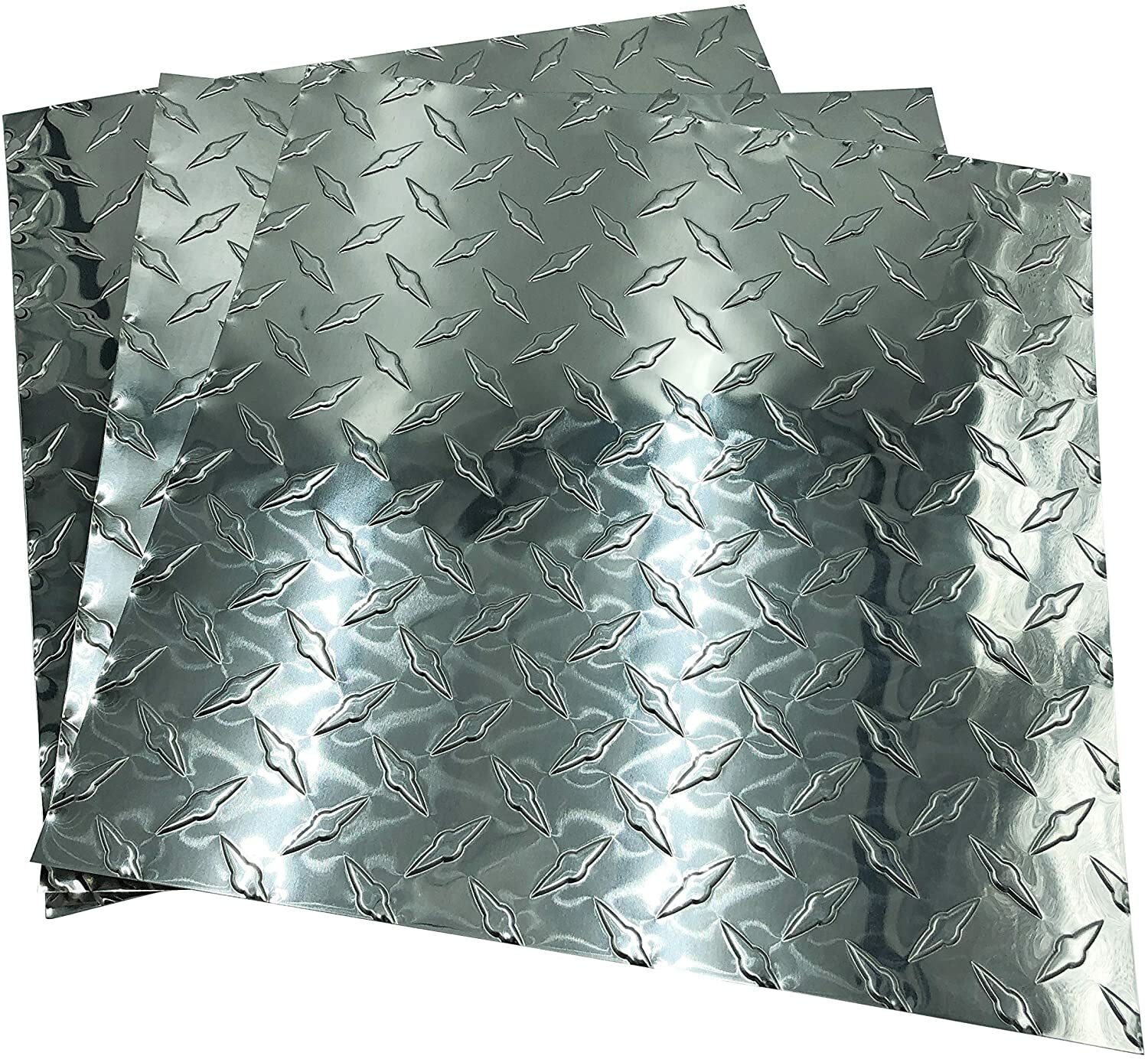 EAGLE 1 Thin .025 Aluminum Diamond Tread Plate Rolls Gravel Guards Many Colors