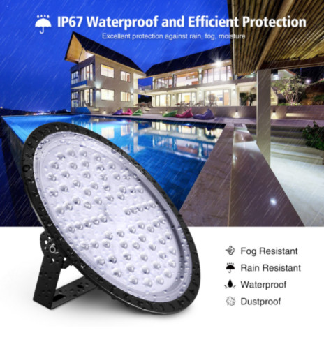 300W Watt UFO LED High Bay Light Warehouse Industrial Light Fixture 30000LM