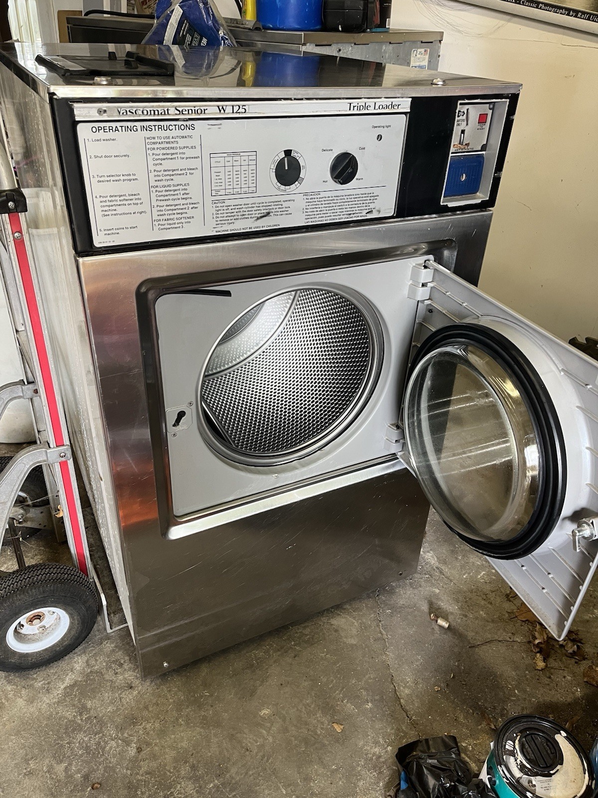 Wascomat Senior W 125 Commercial Washing Machine 35lb