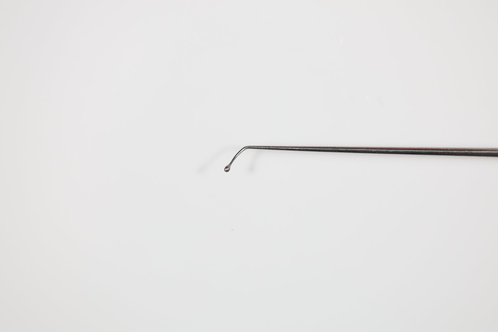 Boss 71-5117 Rhoton Ball Dissector, Angled 45°, 5mm Tip, Malleable, 7-1/2in