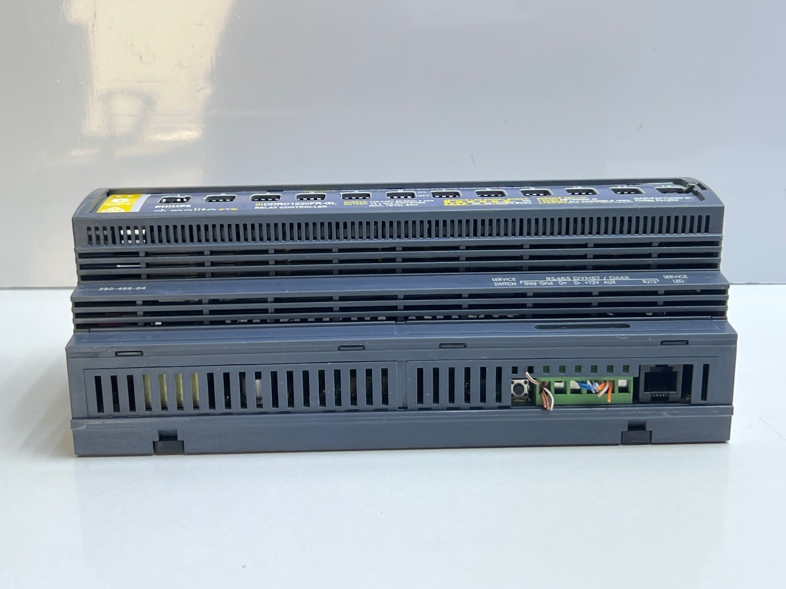 Philips Dynalite DDRC1220FR-GL Relay Controller 12 channel 120 X 20A 180A MAX